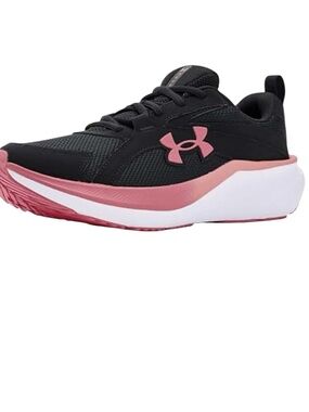 Under Armour Women's Charged Running Shoes, Size 11, Pink black EXCELLENT